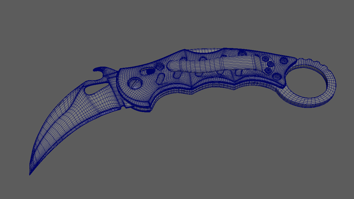 Karambit Wireframe