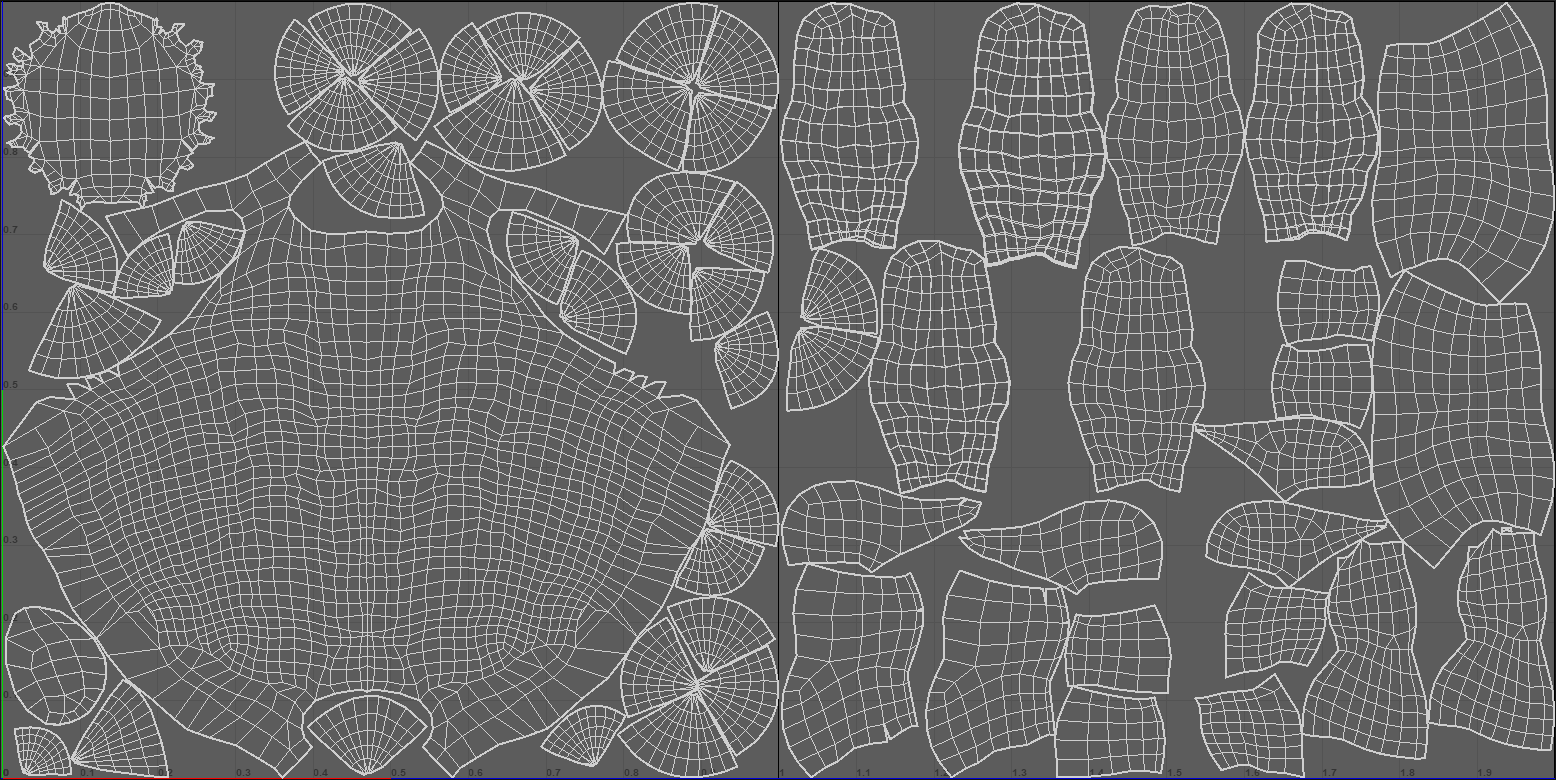 Skrewt UV Maps